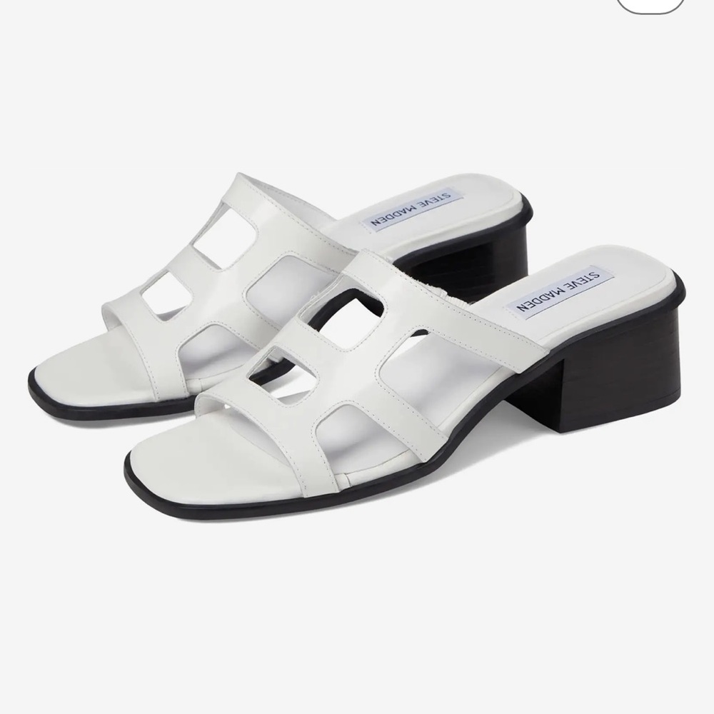 Steve Madden NWB white Princess sandal size 8.5M